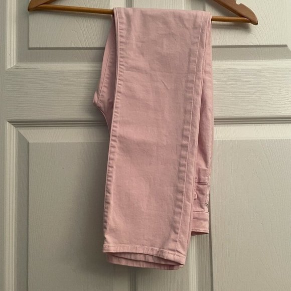 J Brand Cropped Rail Pink Chalk Pants Women's Size 26 - Picture 10 of 11